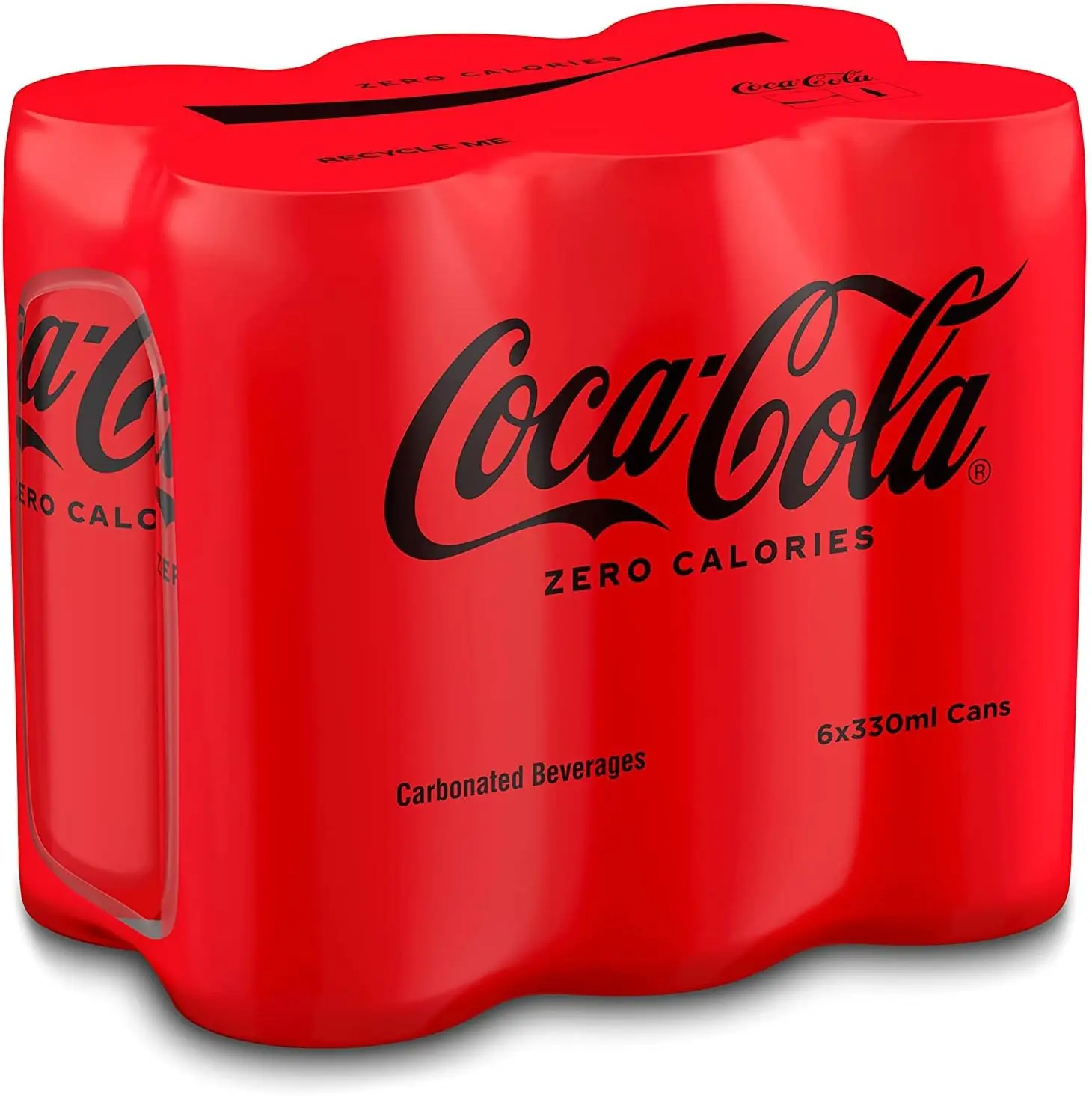 Coca Cola Zero Can, 330 Ml (Pack Of 6)