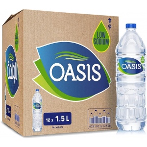 Oasis Still Drinking Water, 1.5L Carton Of 12