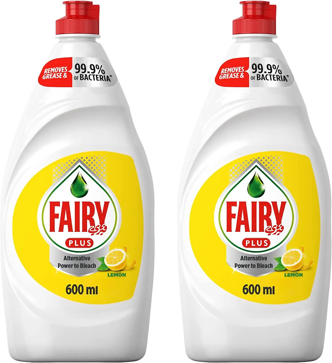 Fairy Ultra Lemon Dish Wash 2X600Ml