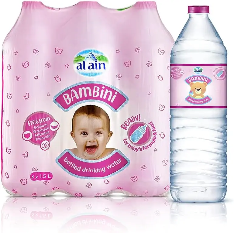 Al Ain Bambini Bottled Drinking Water For Babies 1.5 Litres Pack Of 6