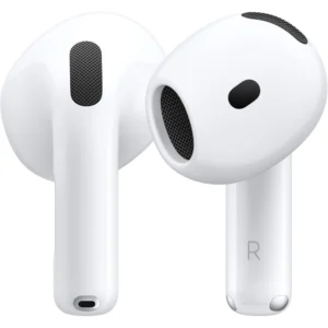 Apple AirPods 4 Wireless Earbuds, Bluetooth Headphones, Personalized Spatial Audio, Sweat, MXP63 1 Year Warranty