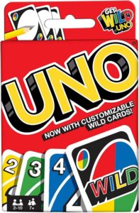 Mattel Games UNO: Classic Card Game, Multi, 8 x 3-3/4 x 81/100 in (42003)